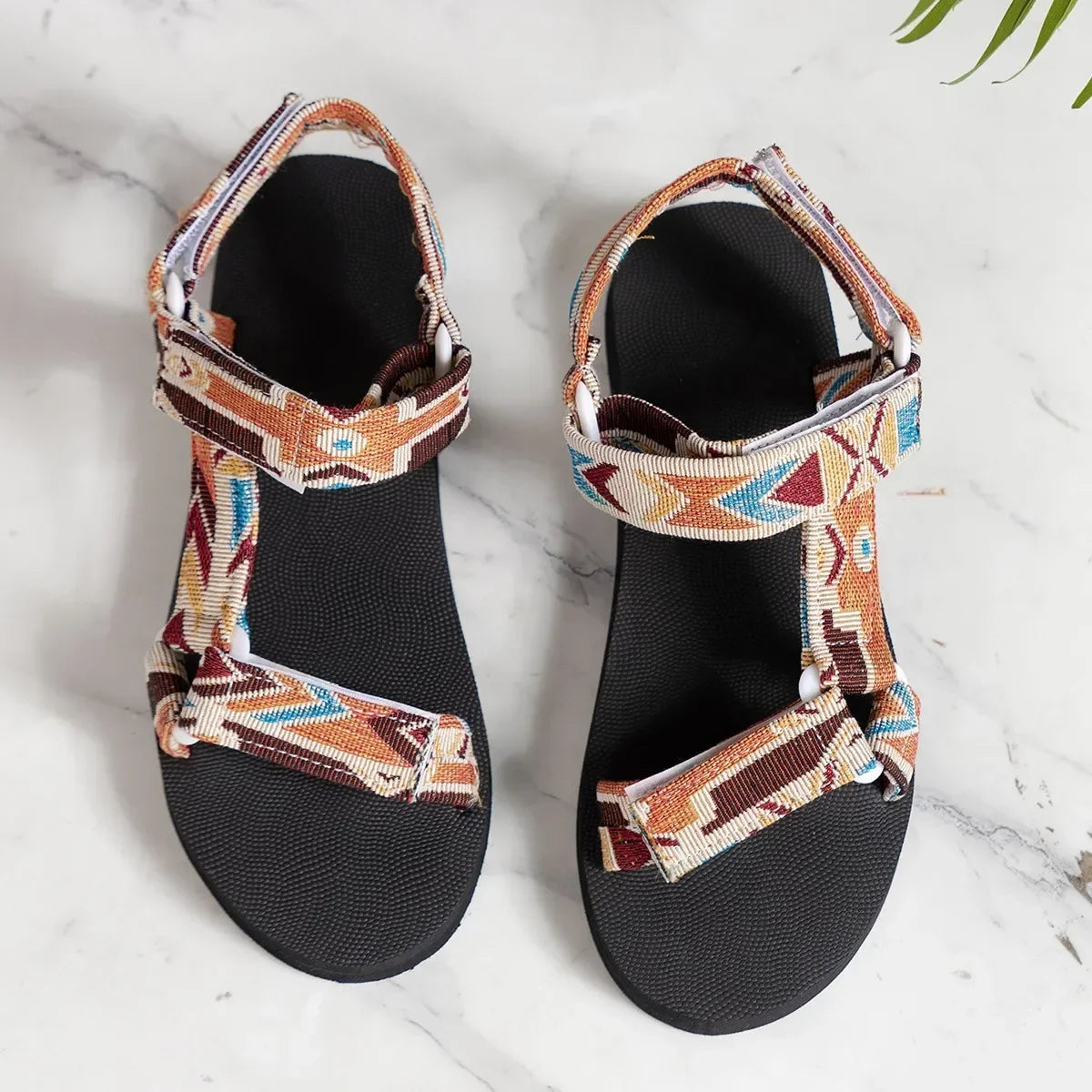 Lightweight Flat Sandals – Soft Sole Bohemian Shoes for Women