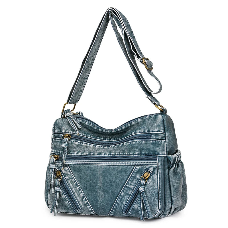 Sac à Main Femme Vintage – Tote Bandoulière en Similicuir Grande Capacité