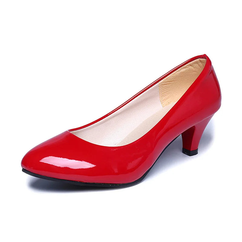 Women’s Office Pumps – Elegant Pointed Toe Medium High Heels