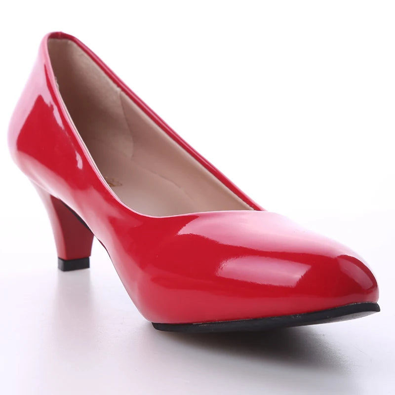 Women’s Office Pumps – Elegant Pointed Toe Medium High Heels
