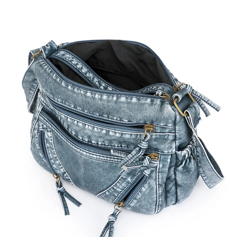 Sac à Main Femme Vintage – Tote Bandoulière en Similicuir Grande Capacité