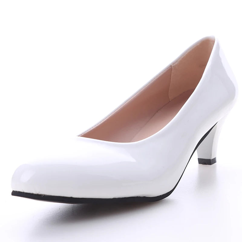 Women’s Office Pumps – Elegant Pointed Toe Medium High Heels