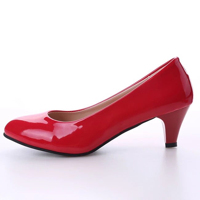 Women’s Office Pumps – Elegant Pointed Toe Medium High Heels