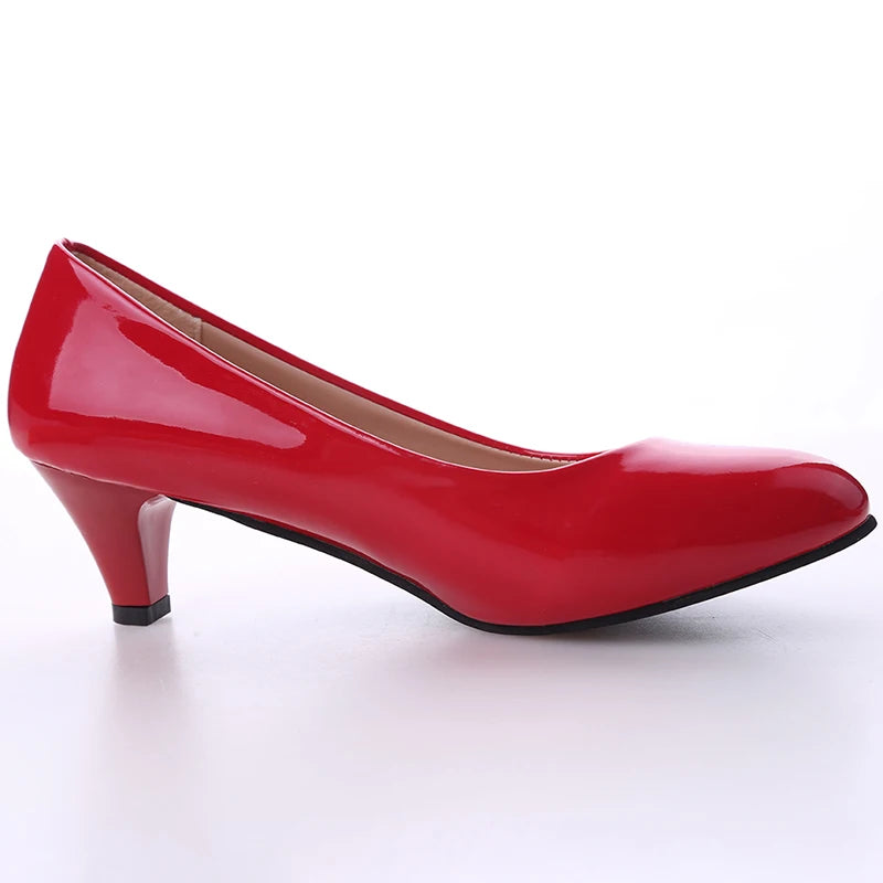 Women’s Office Pumps – Elegant Pointed Toe Medium High Heels