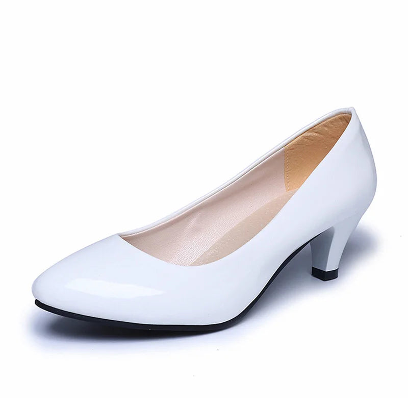 Women’s Office Pumps – Elegant Pointed Toe Medium High Heels